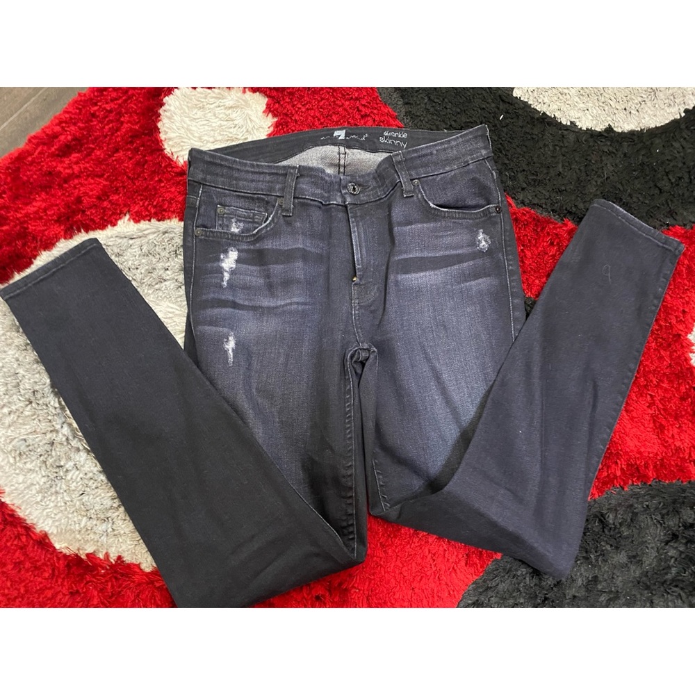 7 for all mankind skinny ankle jeans